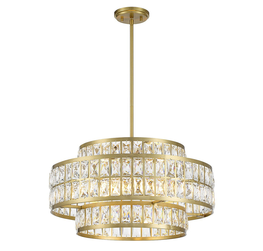 Savoy House Renzo 7-9046-4-322 Chandelier Light - Warm Brass