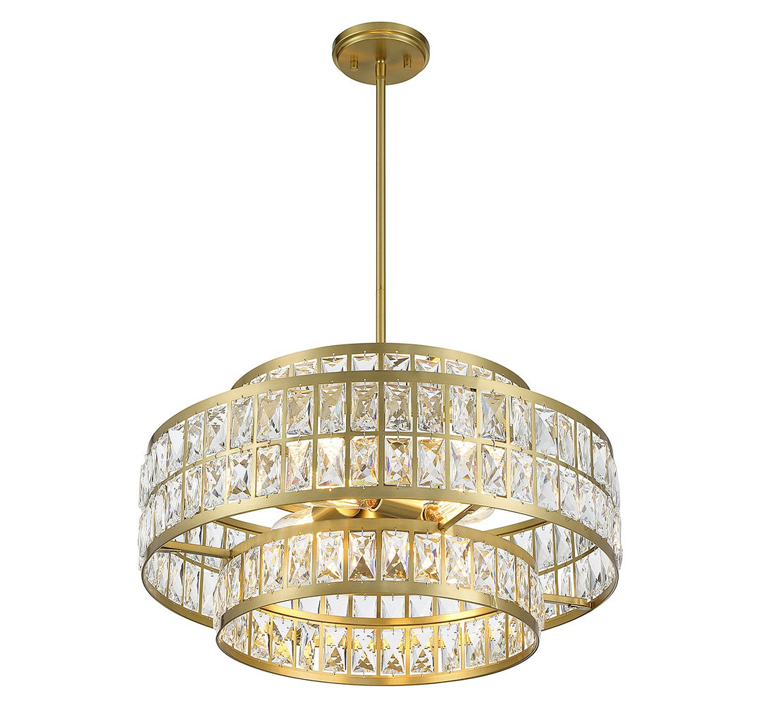 Savoy House Renzo 7-9046-4-322 Chandelier Light - Warm Brass