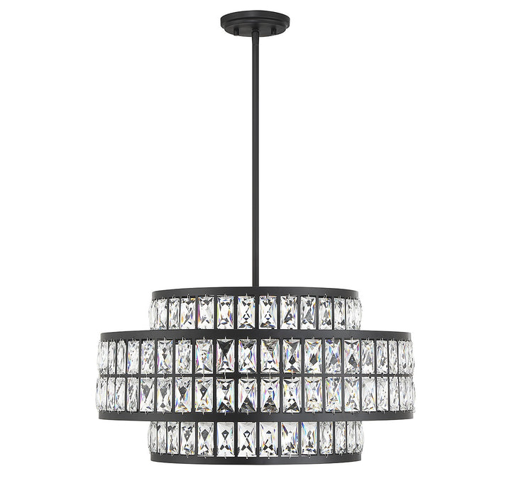 Savoy House Renzo 7-9046-4-89 Chandelier Light - Matte Black