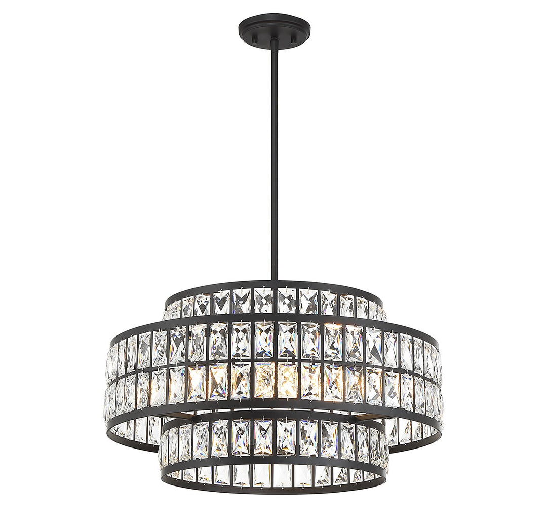 Savoy House Renzo 7-9046-4-89 Chandelier Light - Matte Black