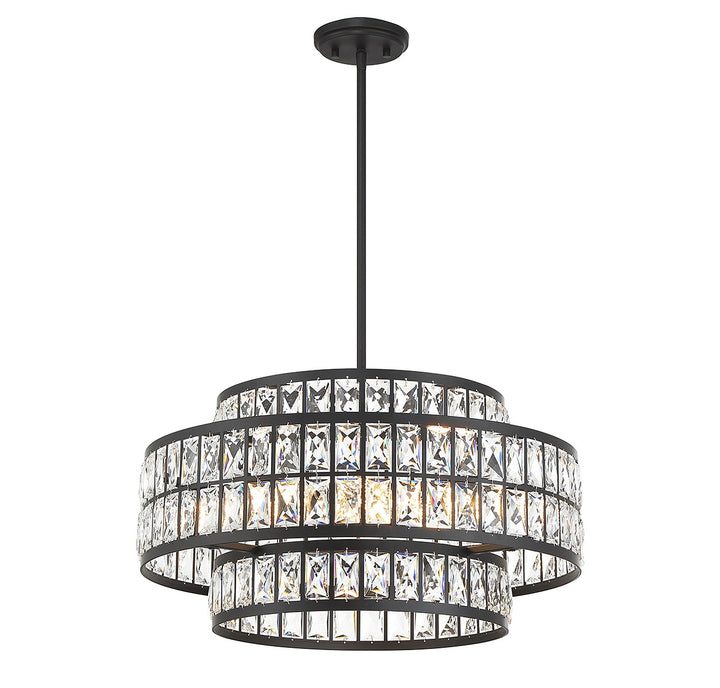 Savoy House Renzo 7-9046-4-89 Chandelier Light - Matte Black