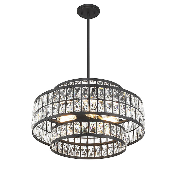 Savoy House Renzo 7-9046-4-89 Chandelier Light - Matte Black