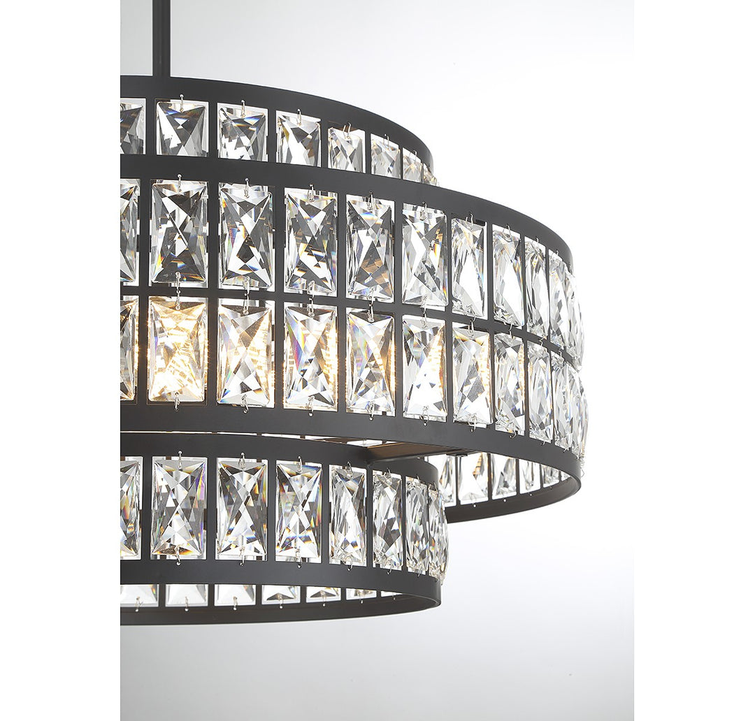 Savoy House Renzo 7-9046-4-89 Chandelier Light - Matte Black