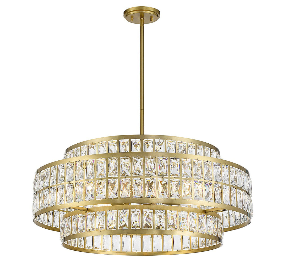 Savoy House Renzo 7-9048-6-322 Chandelier Light - Warm Brass