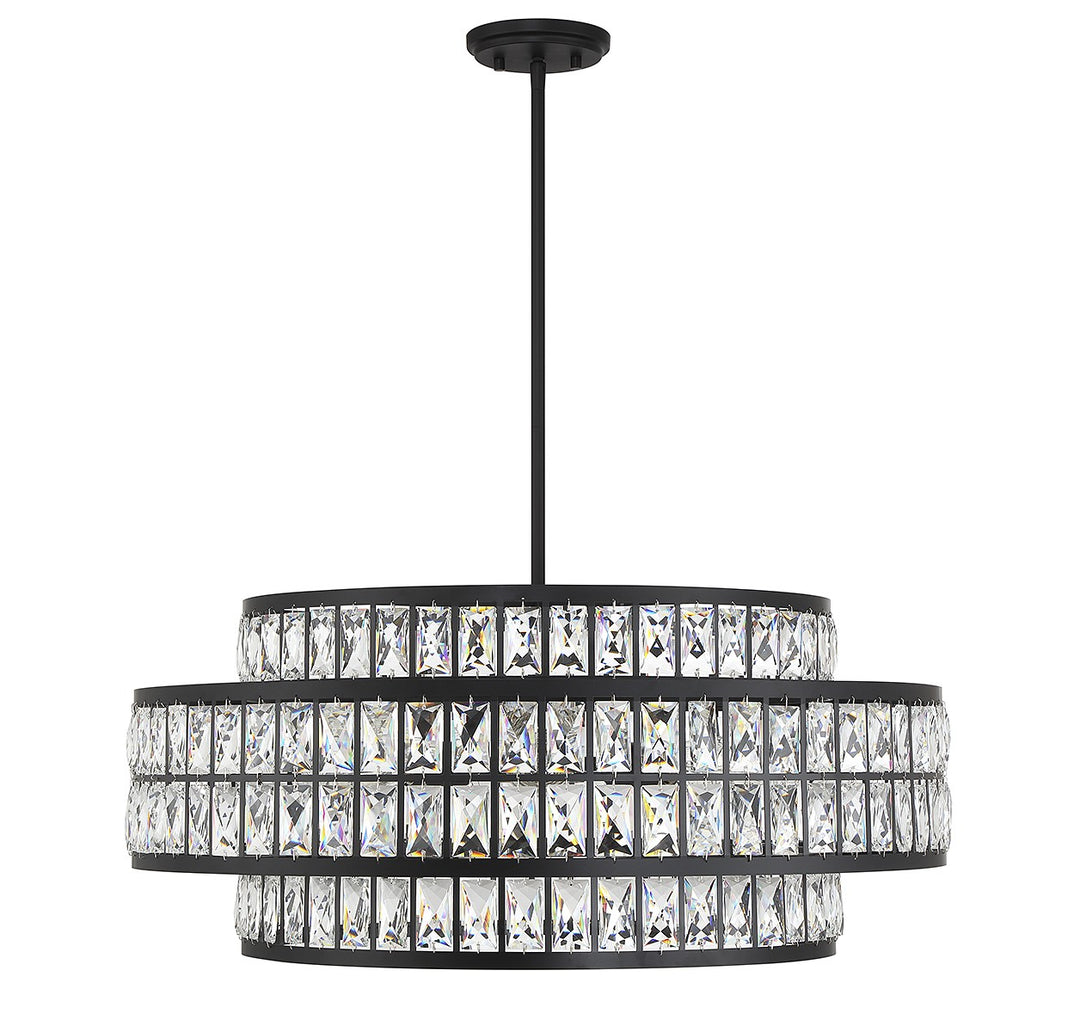 Savoy House Renzo 7-9048-6-89 Chandelier Light - Matte Black