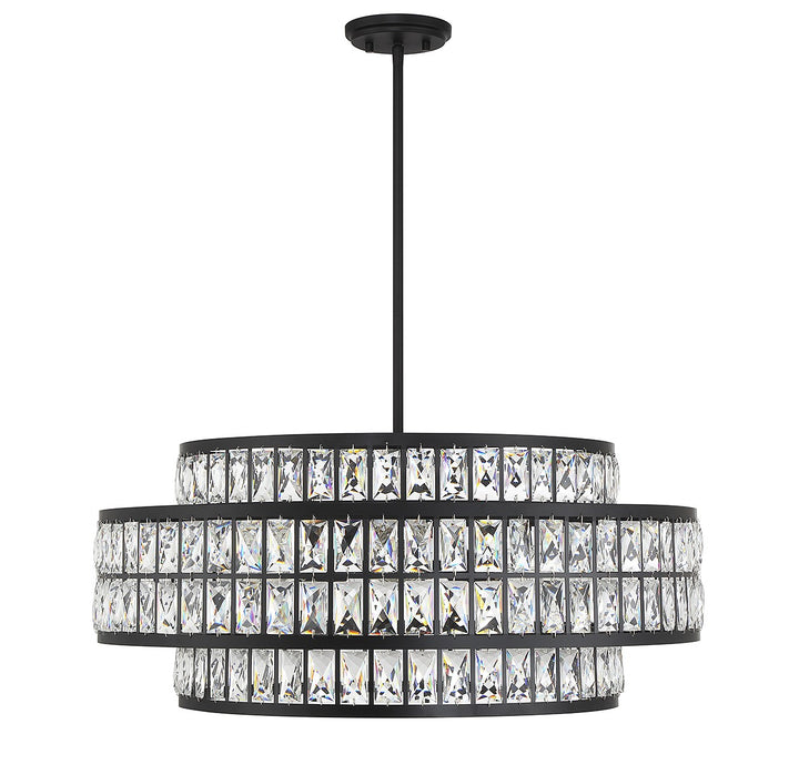 Savoy House Renzo 7-9048-6-89 Chandelier Light - Matte Black