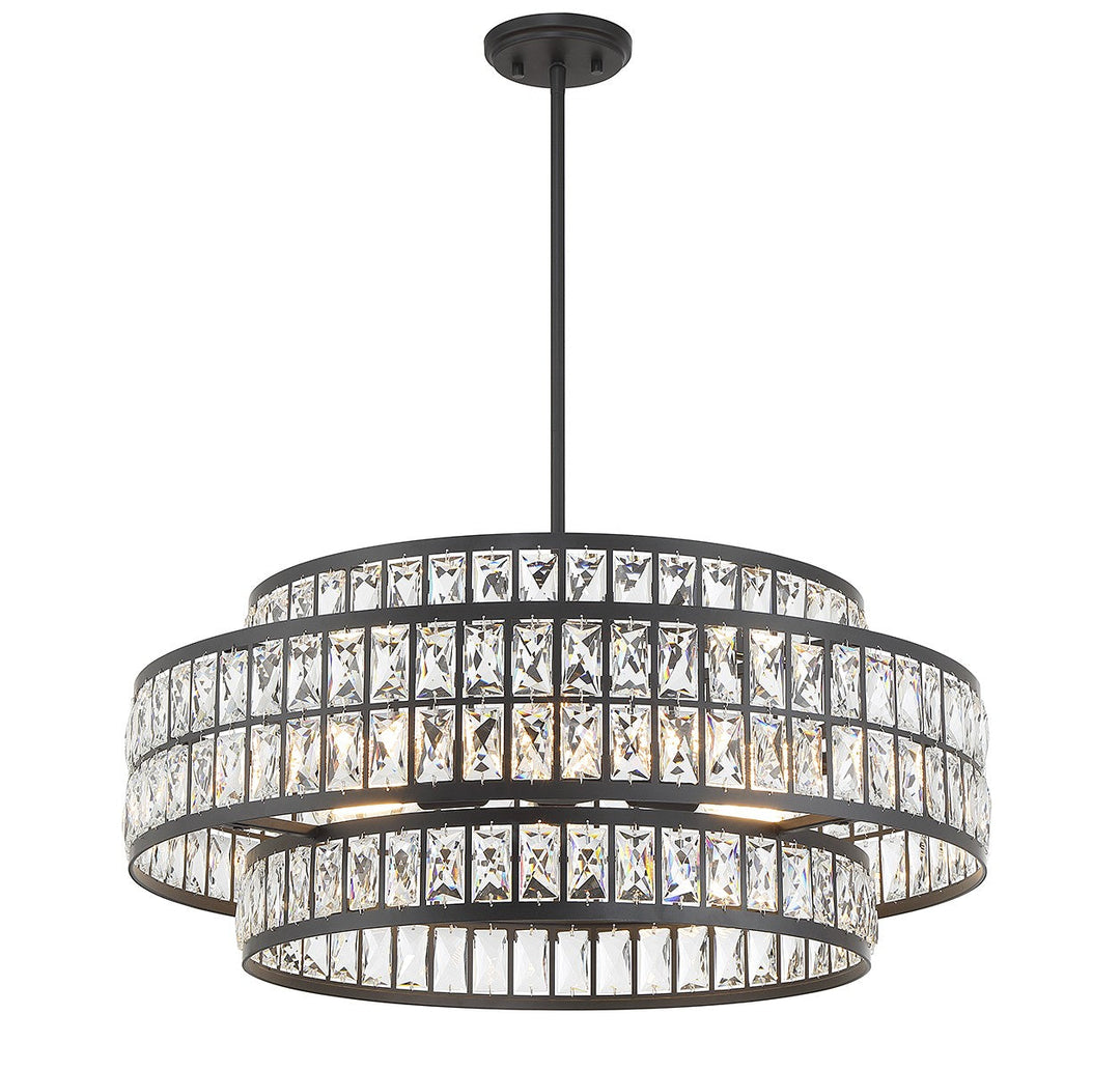 Savoy House Renzo 7-9048-6-89 Chandelier Light - Matte Black