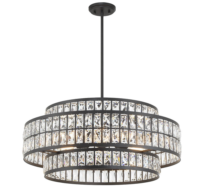 Savoy House Renzo 7-9048-6-89 Chandelier Light - Matte Black