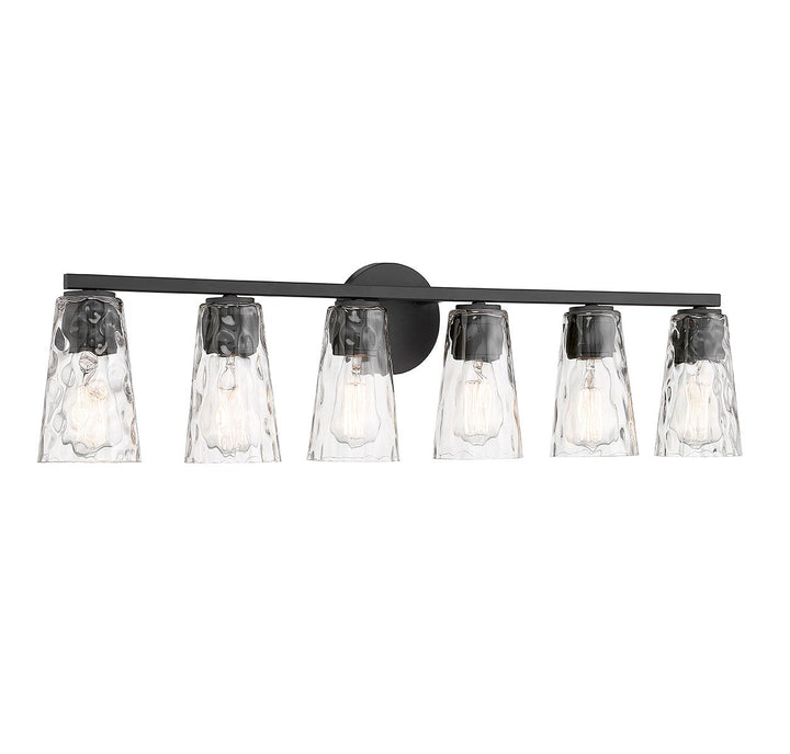 Savoy House Gordon 8-2603-6-BK Bath Vanity Light 34 in. wide - Matte Black