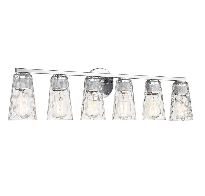 Savoy House Gordon 8-2603-6-CH Bath Vanity Light 34 in. wide - Chrome