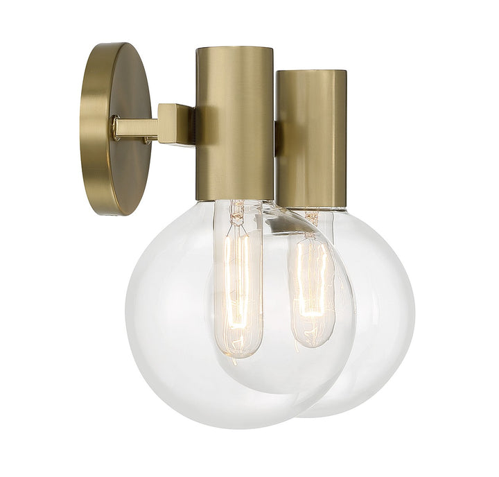 Savoy House Wright 8-3076-2-322 Bath Vanity Light 16 in. wide - Warm Brass