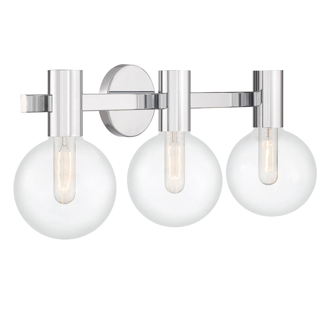 Savoy House Wright 8-3076-3-11 Bath Vanity Light 25 in. wide - Chrome