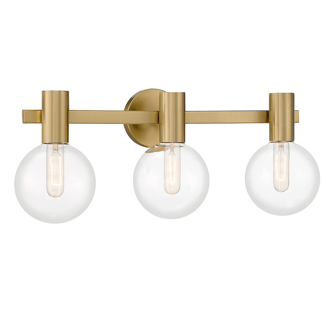 Savoy House Wright 8-3076-3-322 Bath Vanity Light 25 in. wide - Warm Brass