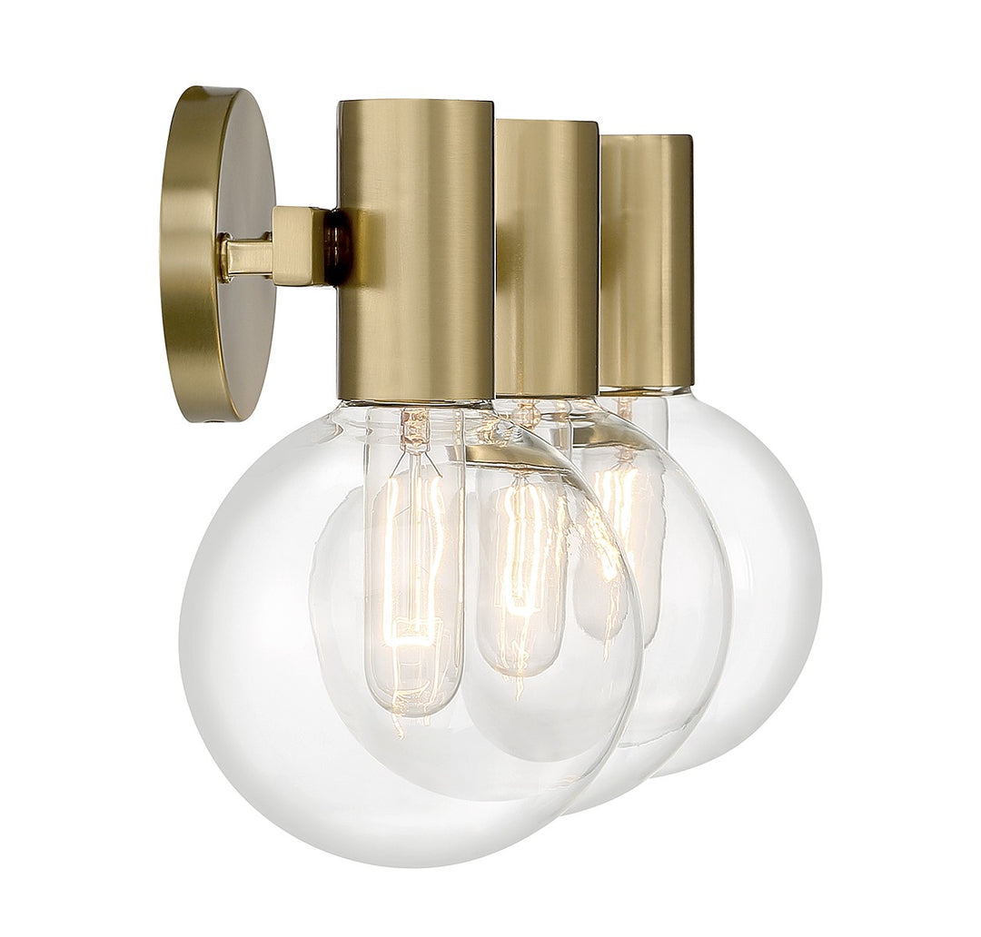 Savoy House Wright 8-3076-3-322 Bath Vanity Light 25 in. wide - Warm Brass