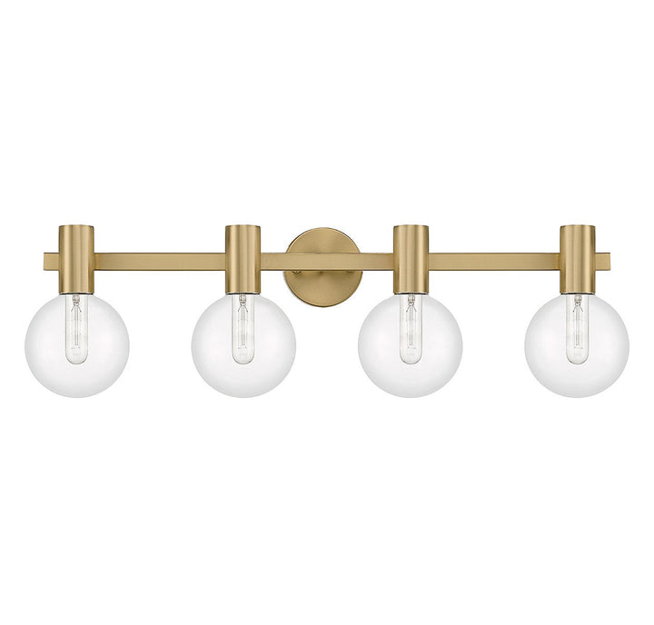 Savoy House Wright 8-3076-4-322 Bath Vanity Light 34 in. wide - Warm Brass