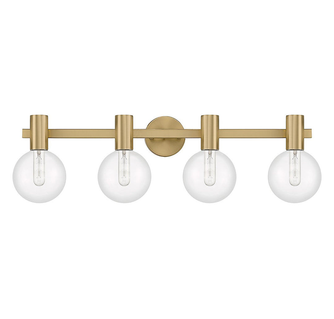 Savoy House Wright 8-3076-4-322 Bath Vanity Light 34 in. wide - Warm Brass