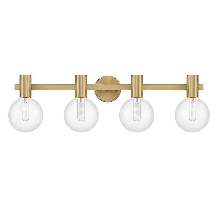 Savoy House Wright 8-3076-4-322 Bath Vanity Light 34 in. wide - Warm Brass