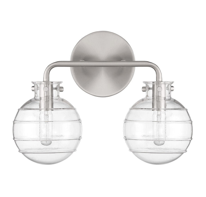 Savoy House Mason 8-4300-2-SN Bath Vanity Light 14 in. wide - Satin Nickel