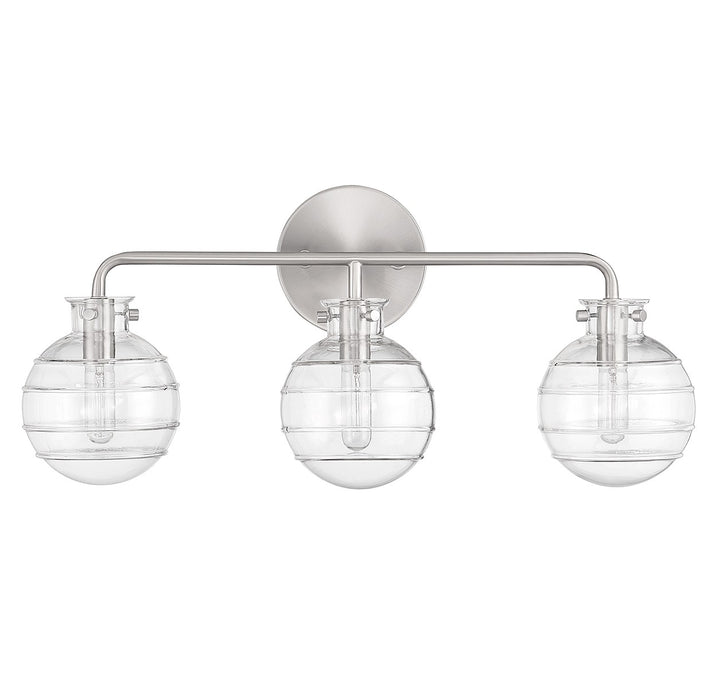 Savoy House Mason 8-4300-3-SN Bath Vanity Light 22 in. wide - Satin Nickel