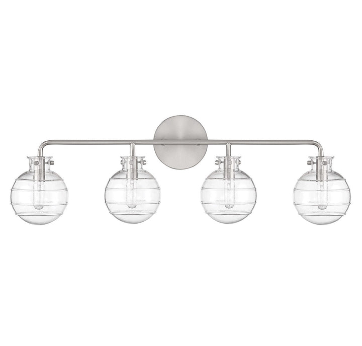 Savoy House Mason 8-4300-4-SN Bath Vanity Light 31 in. wide - Satin Nickel