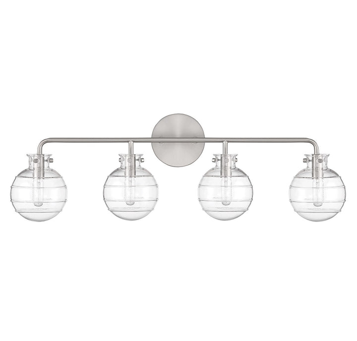 Savoy House Mason 8-4300-4-SN Bath Vanity Light 31 in. wide - Satin Nickel