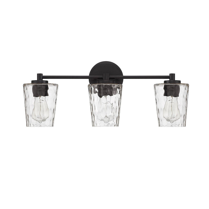 Savoy House Ballas 8-5606-3-BK Bath Vanity Light 24 in. wide - Matte Black