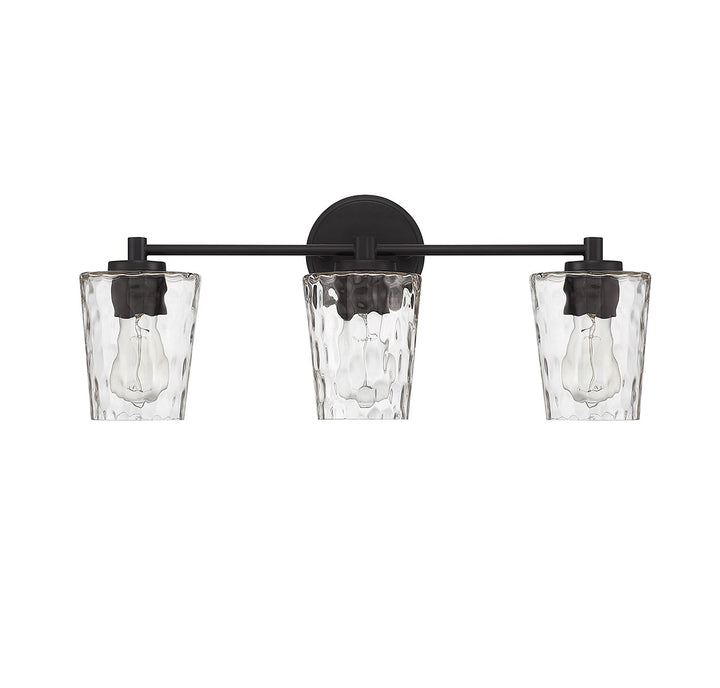 Savoy House Ballas 8-5606-3-BK Bath Vanity Light 24 in. wide - Matte Black