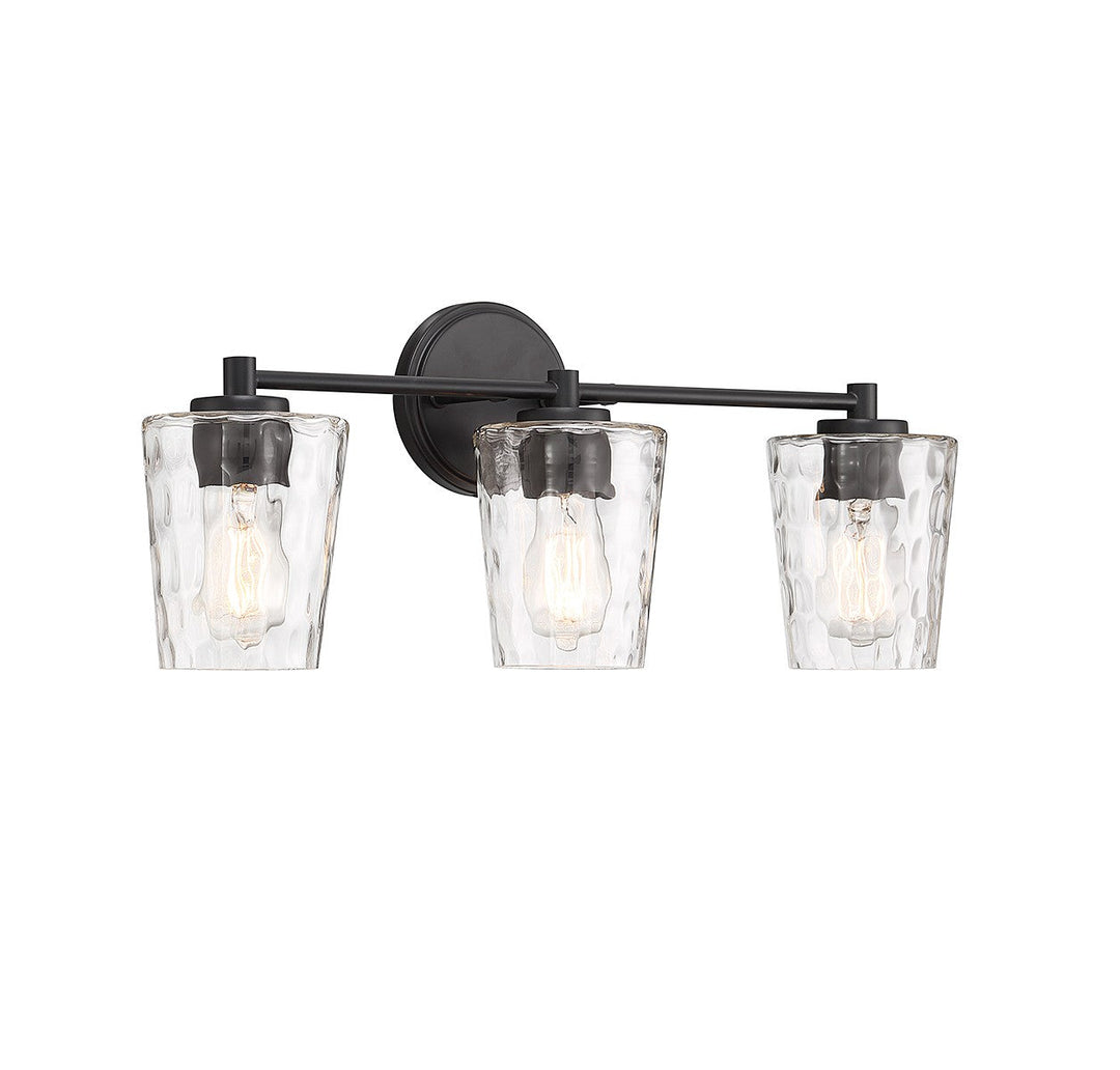 Savoy House Ballas 8-5606-3-BK Bath Vanity Light 24 in. wide - Matte Black