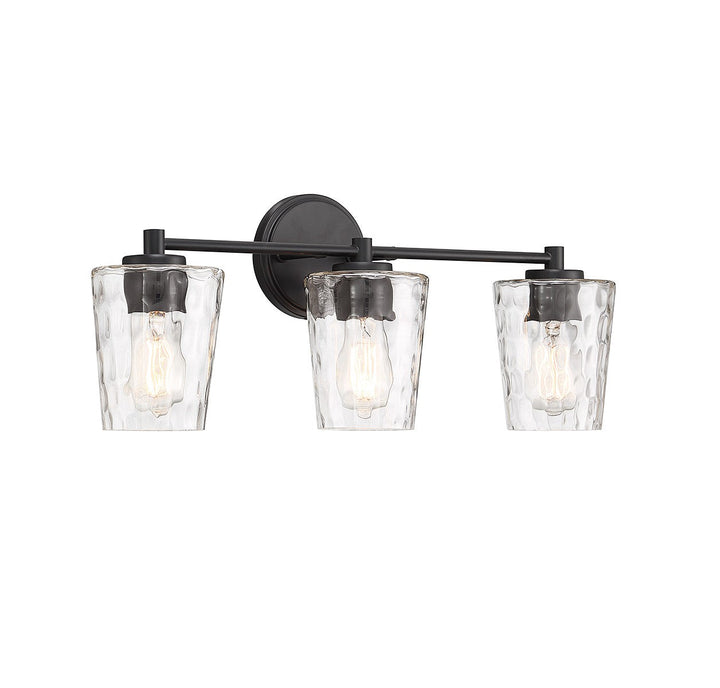 Savoy House Ballas 8-5606-3-BK Bath Vanity Light 24 in. wide - Matte Black