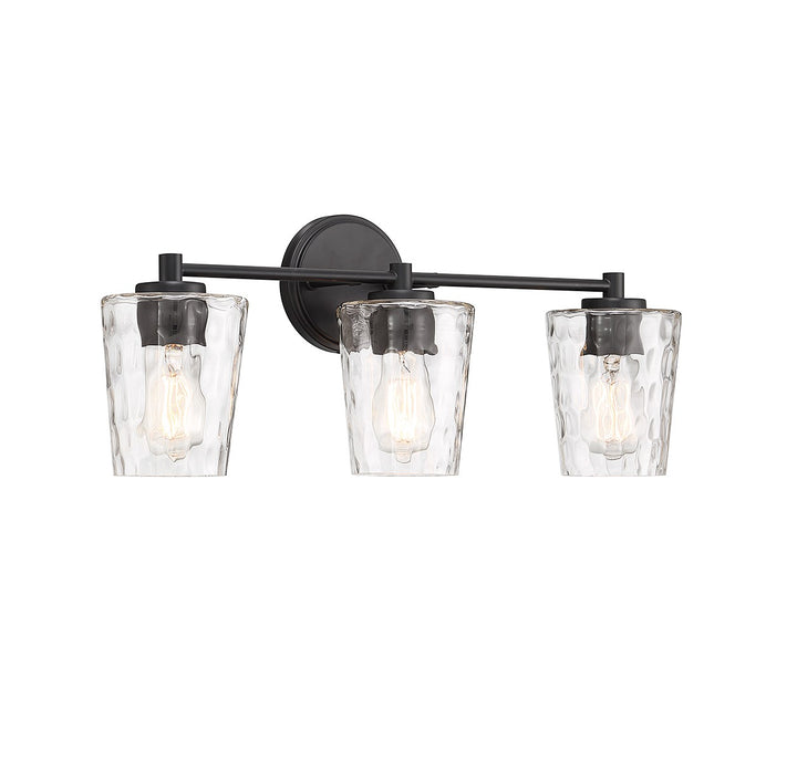 Savoy House Ballas 8-5606-3-BK Bath Vanity Light 24 in. wide - Matte Black