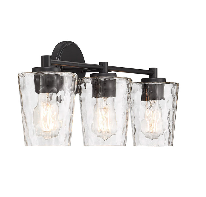 Savoy House Ballas 8-5606-3-BK Bath Vanity Light 24 in. wide - Matte Black