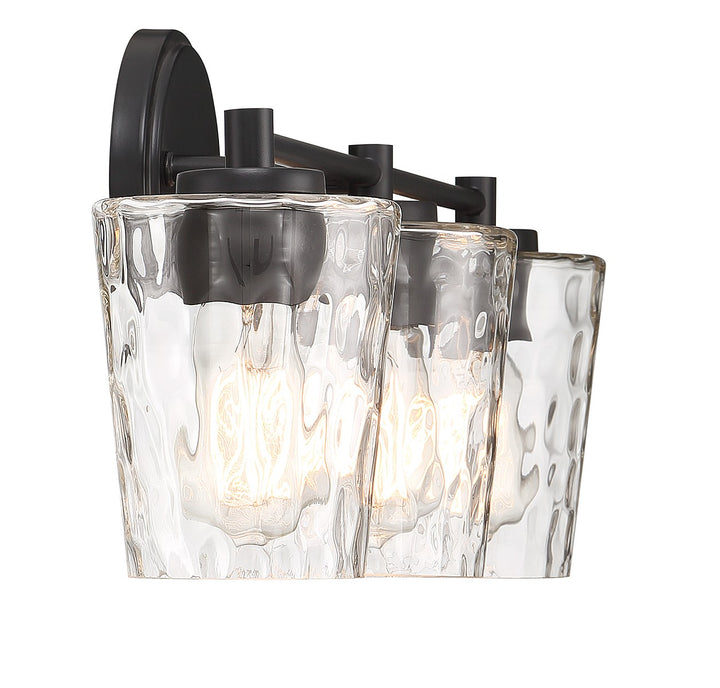 Savoy House Ballas 8-5606-3-BK Bath Vanity Light 24 in. wide - Matte Black