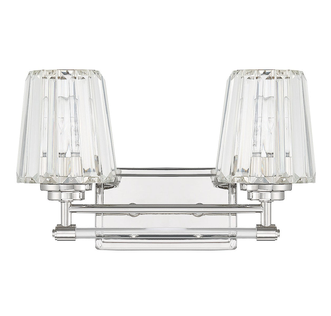 Savoy House Garnet 8-6001-2-109 Bath Vanity Light 16 in. wide - Polished Nickel