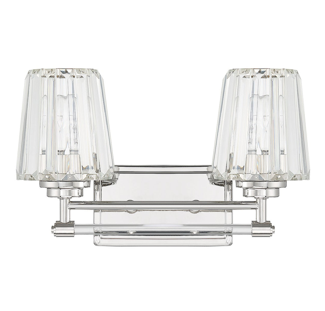 Savoy House Garnet 8-6001-2-109 Bath Vanity Light 16 in. wide - Polished Nickel