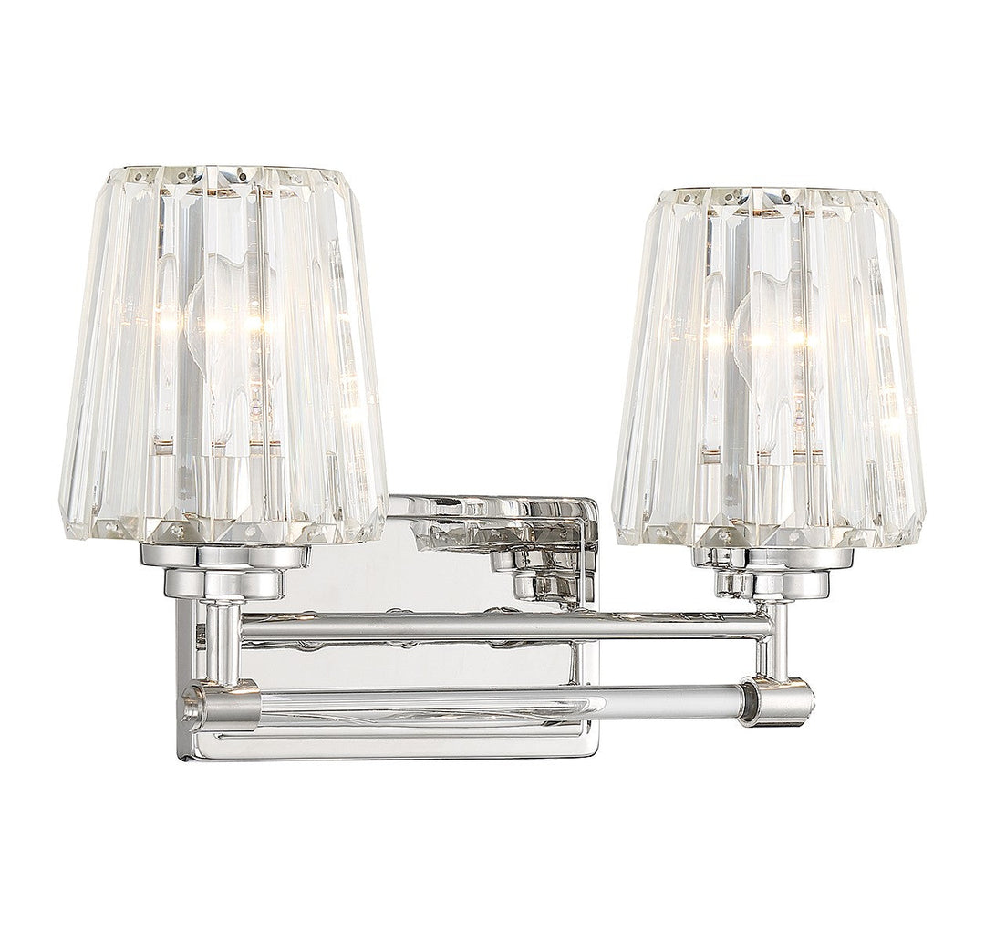 Savoy House Garnet 8-6001-2-109 Bath Vanity Light 16 in. wide - Polished Nickel