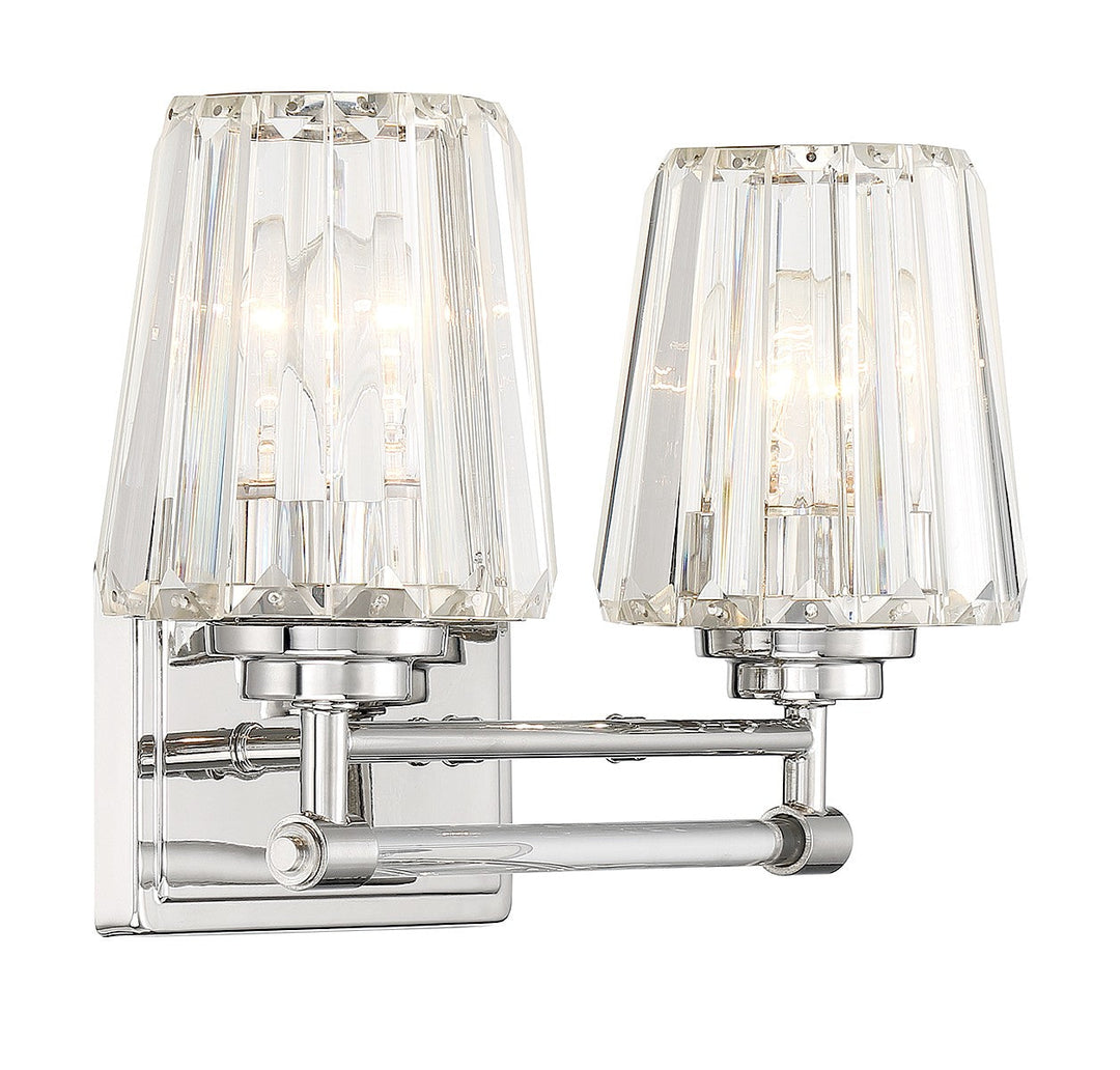 Savoy House Garnet 8-6001-2-109 Bath Vanity Light 16 in. wide - Polished Nickel