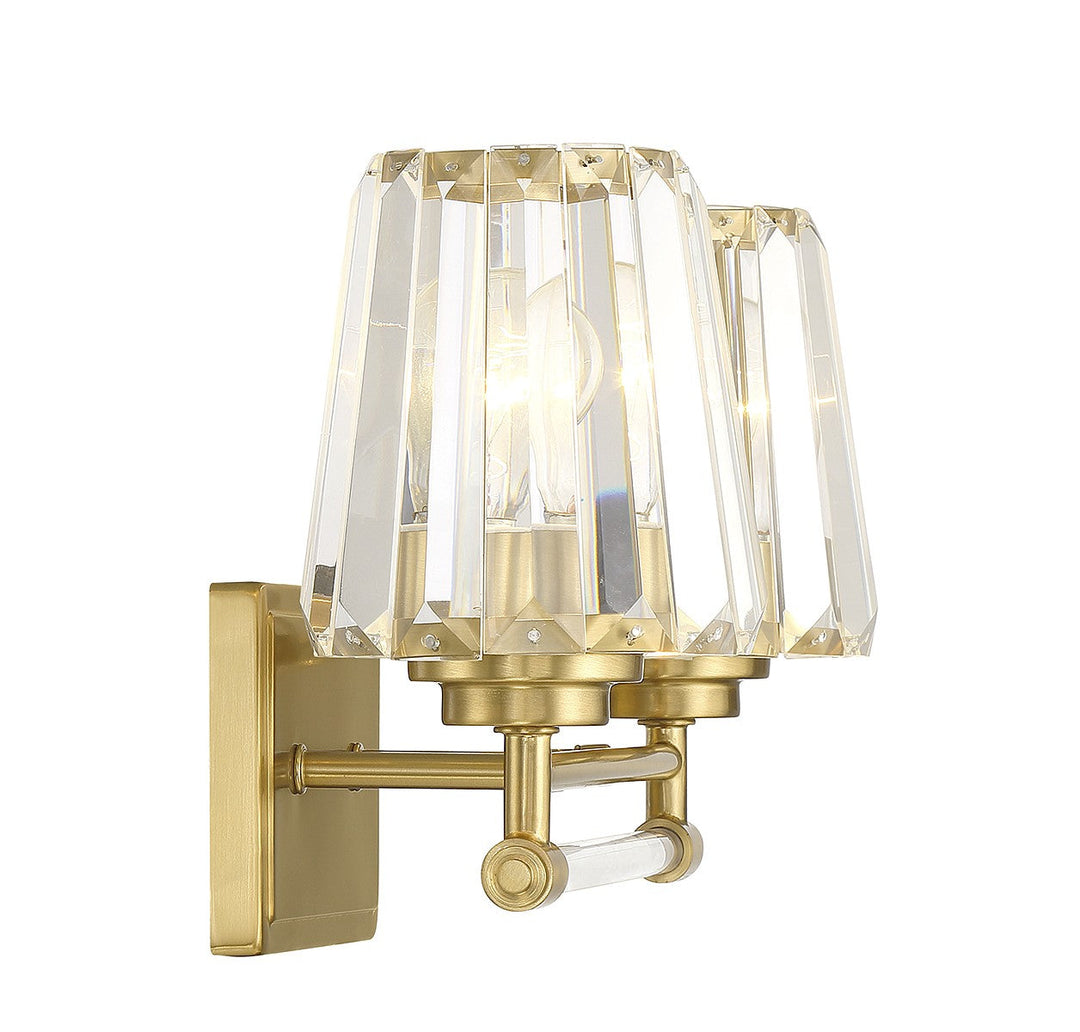 Savoy House Garnet 8-6001-2-322 Bath Vanity Light 16 in. wide - Warm Brass