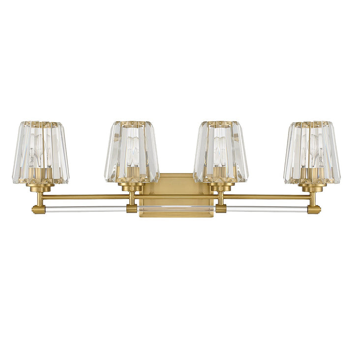 Savoy House Garnet 8-6001-4-322 Bath Vanity Light 32 in. wide - Warm Brass