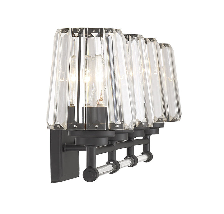 Savoy House Garnet 8-6001-4-BK Bath Vanity Light 32 in. wide - Matte Black