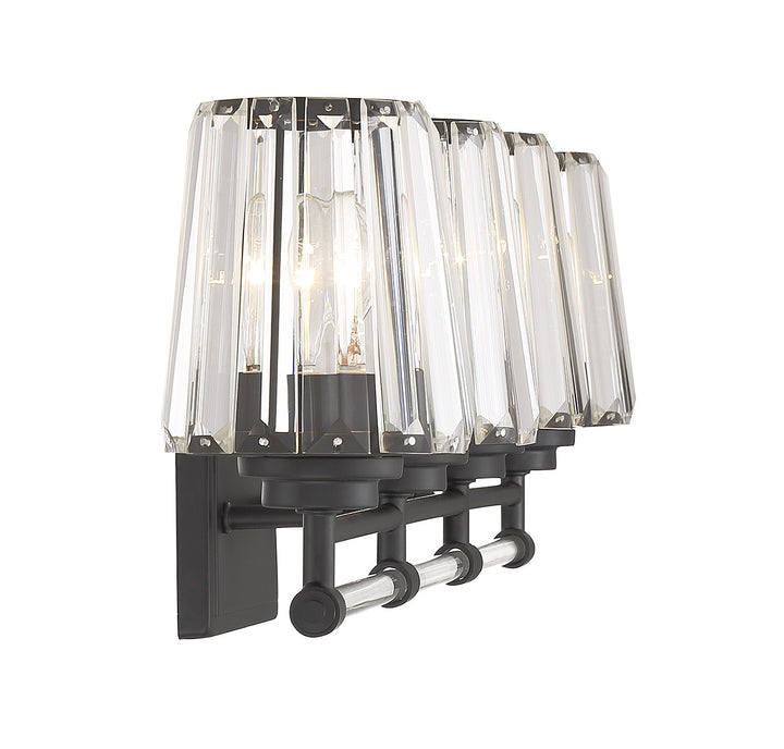 Savoy House Garnet 8-6001-4-BK Bath Vanity Light 32 in. wide - Matte Black