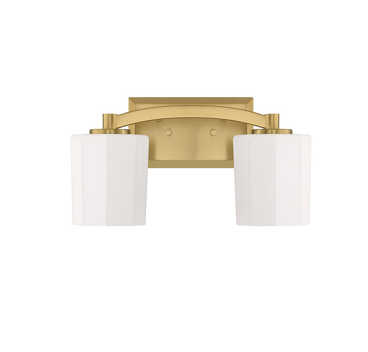 Savoy House Whitney 8-7710-2-322 Bath Vanity Light 14 in. wide - Warm Brass