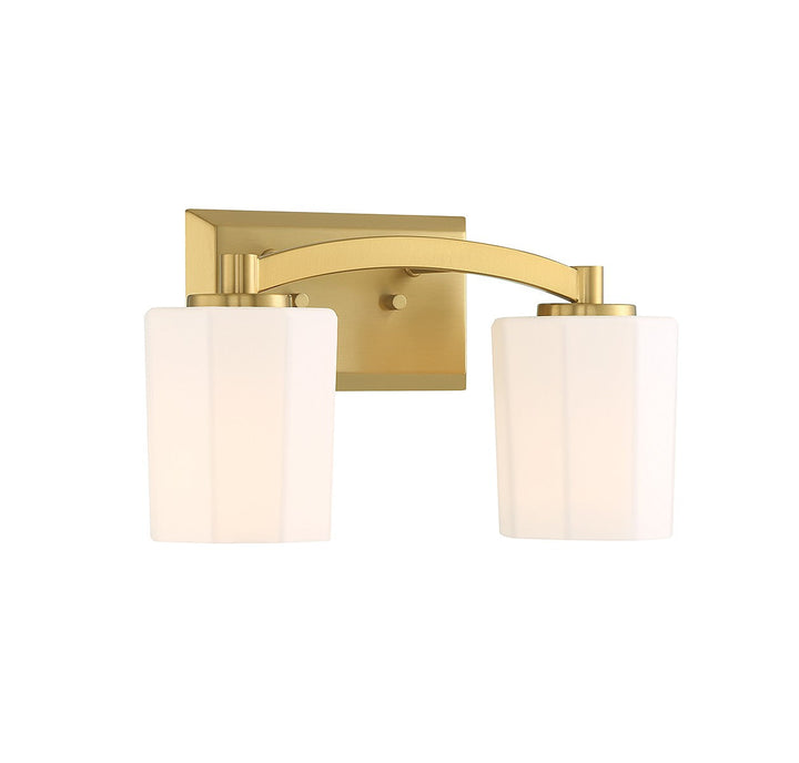 Savoy House Whitney 8-7710-2-322 Bath Vanity Light 14 in. wide - Warm Brass