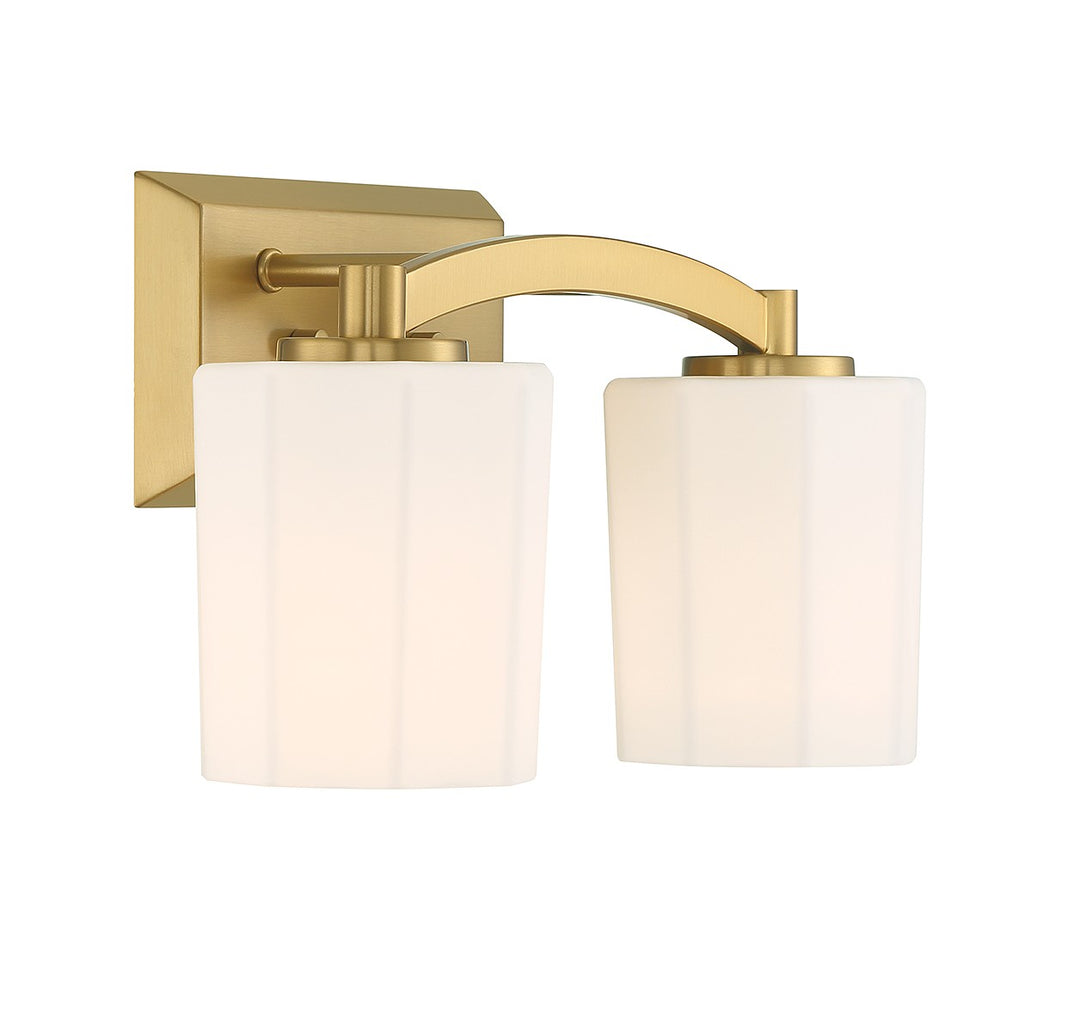 Savoy House Whitney 8-7710-2-322 Bath Vanity Light 14 in. wide - Warm Brass