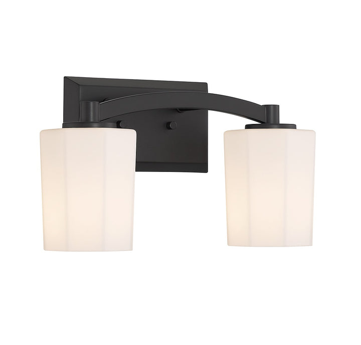 Savoy House Whitney 8-7710-2-BK Bath Vanity Light 14 in. wide - Matte Black