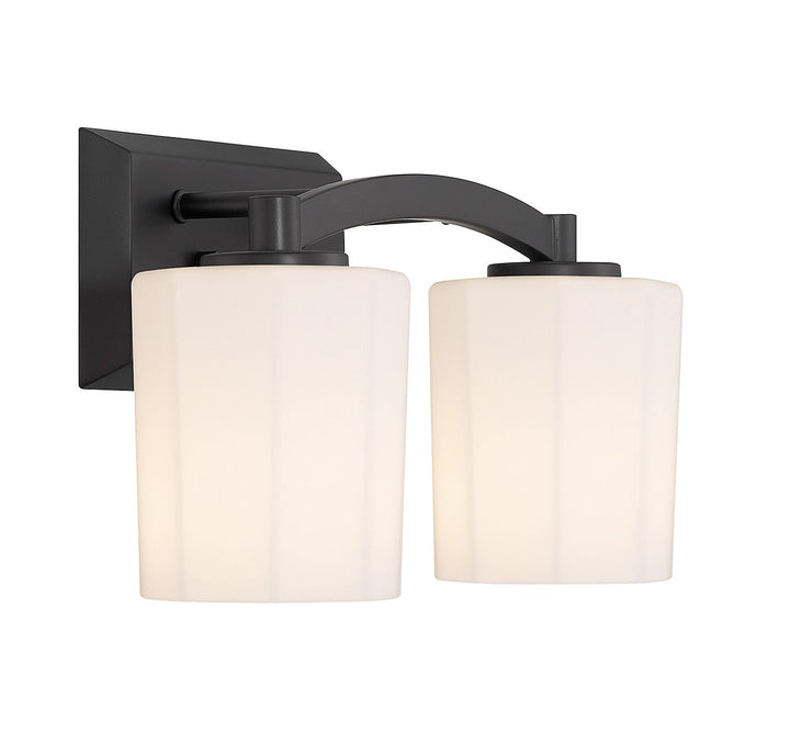 Savoy House Whitney 8-7710-2-BK Bath Vanity Light 14 in. wide - Matte Black