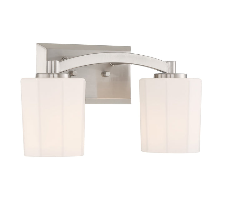 Savoy House Whitney 8-7710-2-SN Bath Vanity Light 14 in. wide - Satin Nickel