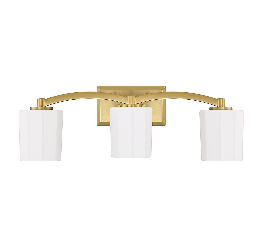 Savoy House Whitney 8-7710-3-322 Bath Vanity Light 24 in. wide - Warm Brass