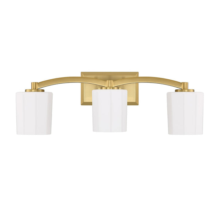 Savoy House Whitney 8-7710-3-322 Bath Vanity Light 24 in. wide - Warm Brass