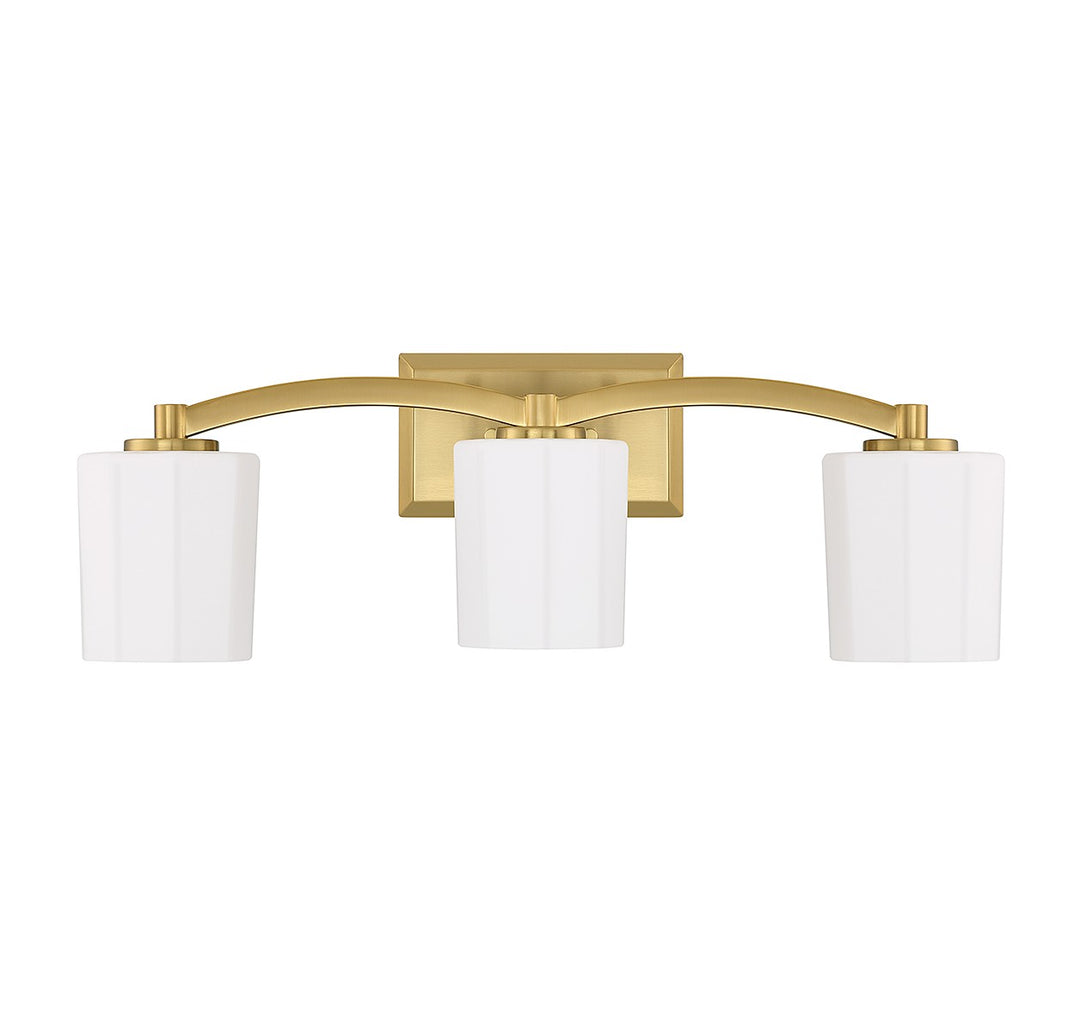 Savoy House Whitney 8-7710-3-322 Bath Vanity Light 24 in. wide - Warm Brass