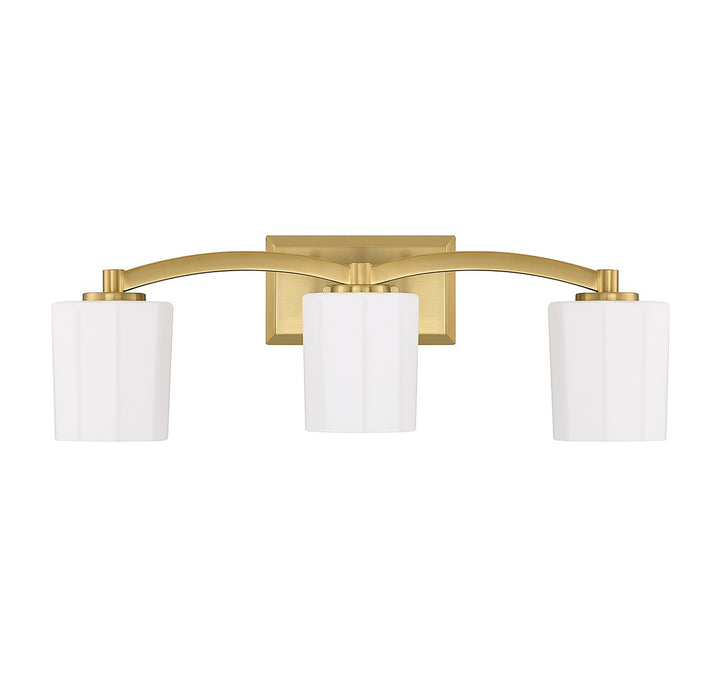 Savoy House Whitney 8-7710-3-322 Bath Vanity Light 24 in. wide - Warm Brass
